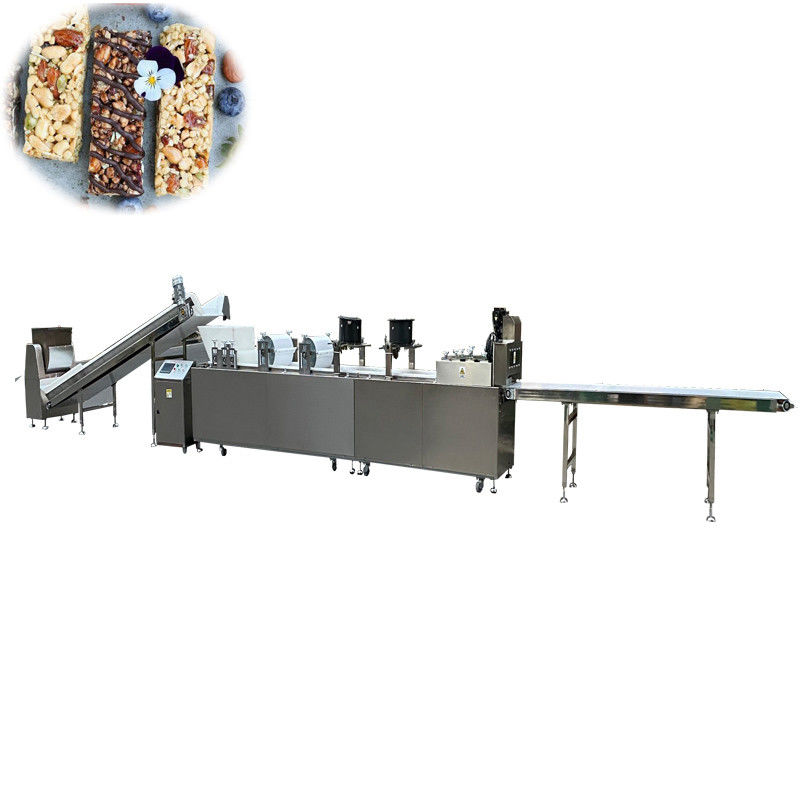 P401 Mesin pembuat slab bar otomatis berbasis kacang granola sereal beras renyah